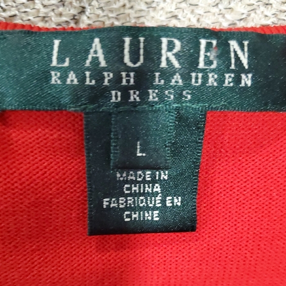 Ralph Lauren Scarlet Red  Midi Dress - Picture 11 of 15